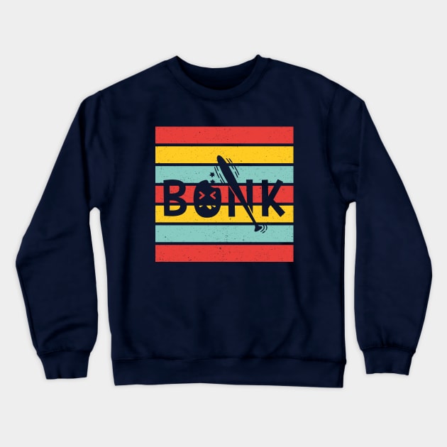 Mess With The Honk You Get The Bonk Goose Story Crewneck Sweatshirt by notami